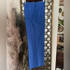 BLUE 🦋 Collette Cropped Wide-Leg Pants size 27